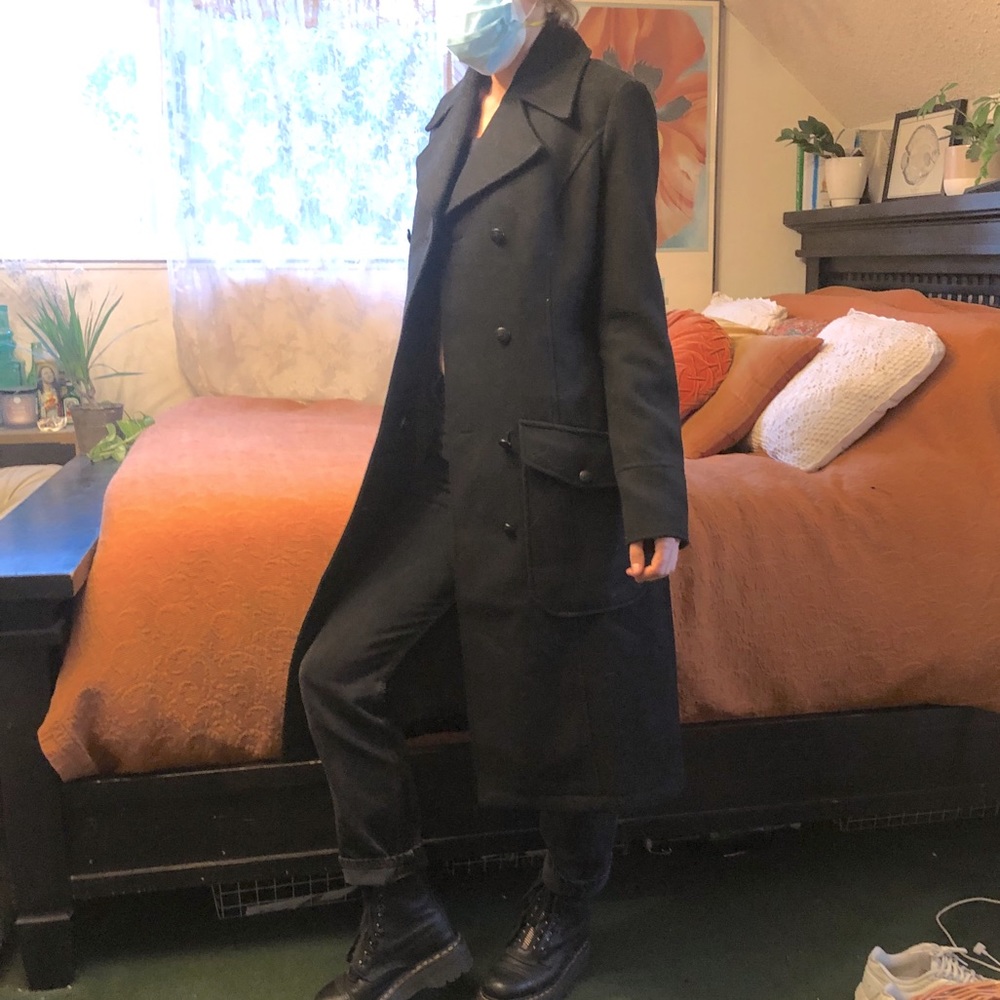 Free People Long Peacoat